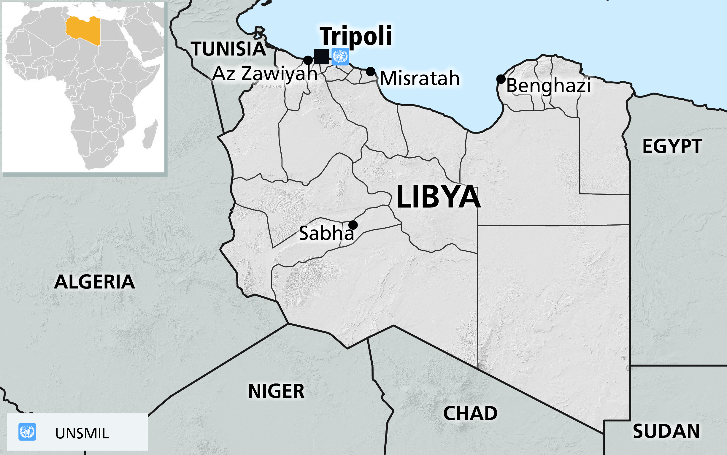 Map of Libya