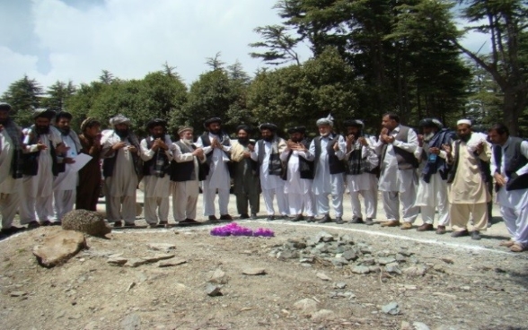 Kochan drinking water pipe scheme launch event in Tani district, Khost