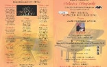 Poster announcing concert by Mario Schwartz in Tirana, Albania
