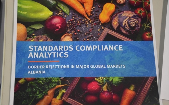 Cover of the Standards Compliance Analytics report. ©