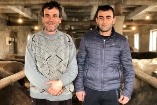Hayk and Khurshud Avanesyans, from Ashotavan settlement, Syunik region, Armenia