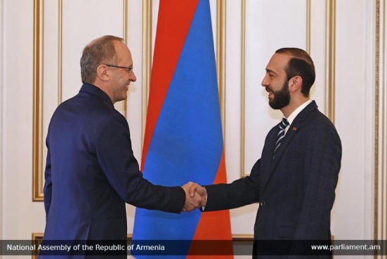 Ambassador Stefano Lazzarotto meets Ararat Mirzoyan