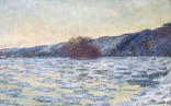 Claude Monet, Eisschollen im Dämmerlicht, 1893