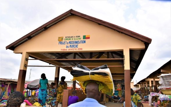 Modernisation du marché de Glazoué par le FADEC au Bénin