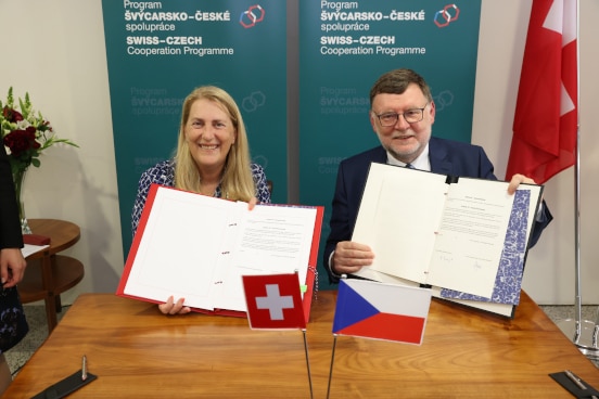 La Suisse et la République tchèque signent un accord-cadre.