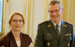Madame l’Ambassadrice Livia Leu et Monsieur le Général de division Jean-Marc Halter