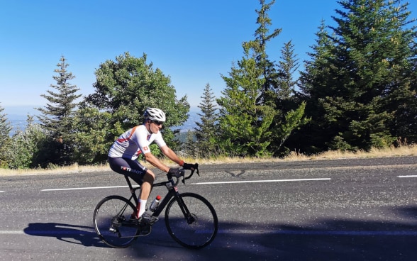 L'ambassadeur Balzaretti au Mont Ventoux