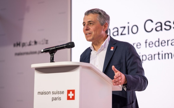 Discours de la fête nationale suisse 2024 à la maison Suisse aux jeux olympiques