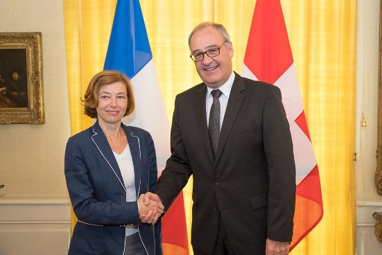 Florence Parly et Guy Parmelin
