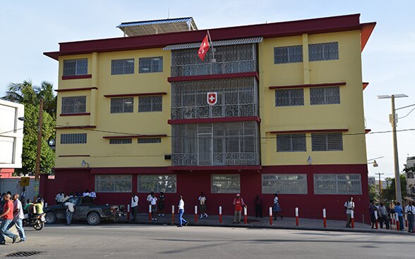 The embassy premises in Port-au-Prince