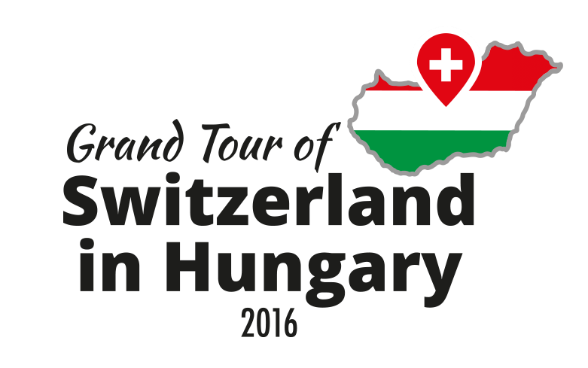 Das Logo der Grand Tour of Switzerland in Hungary