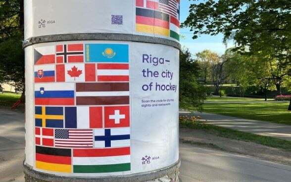 Riga Stadt der Eishockey