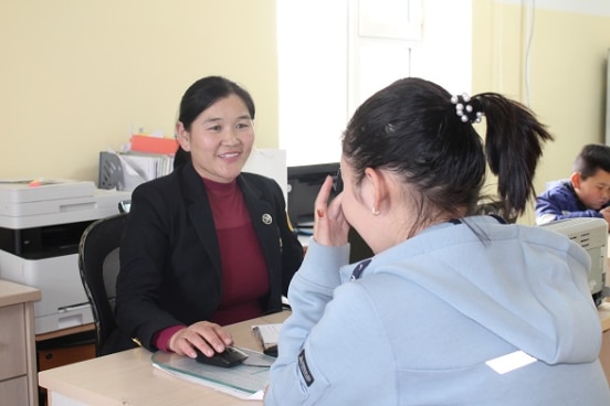 Ms. Nasanjargal Demid, a state tax inspector in Uvurkhangai Province