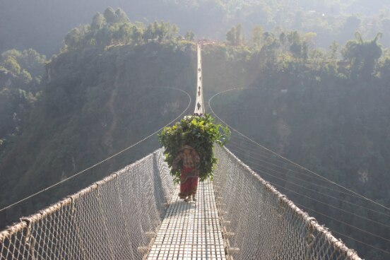 Extended access and time saving facility of bridge to farmers in Kusma Mudikuwa Bridge in Parbat District