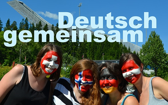 Schülerinnen und Schüler, welche an einer norwegischen Schule Deutsch als Fremdsprache lernen.