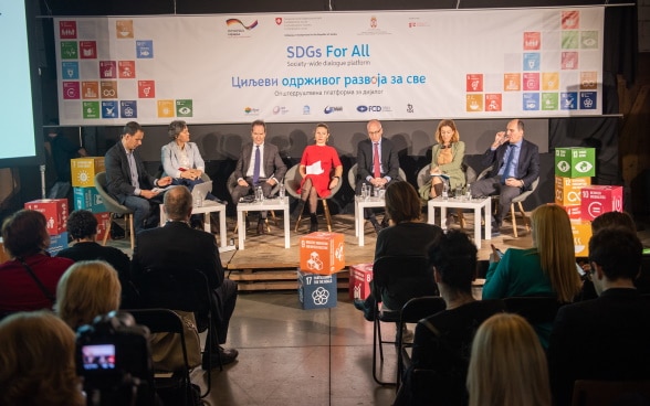 The launching event of the society-wide dialogue platform on SDGs in Serbia