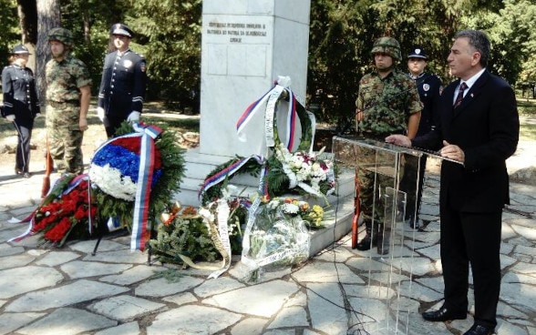 Ceremony marking the 92nd anniversary of the death of Dr. Archibald Reiss