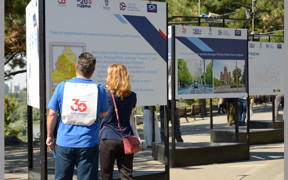 Public exhibition at Sava promenade