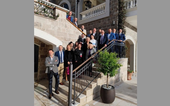 Representatives of the Swiss Embassy and business community in Montenegro
