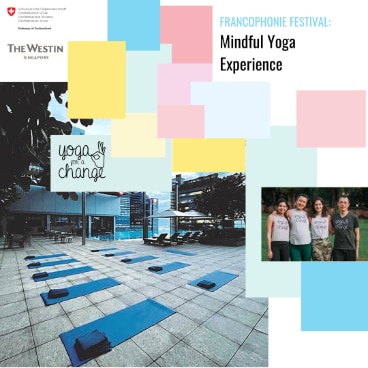 Mindful Yoga Experience with Yoga for a Change at the Westin Singapore
