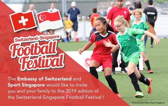 Switzerland-Singapore Football Festival on 5 October 2019 at the NS Square