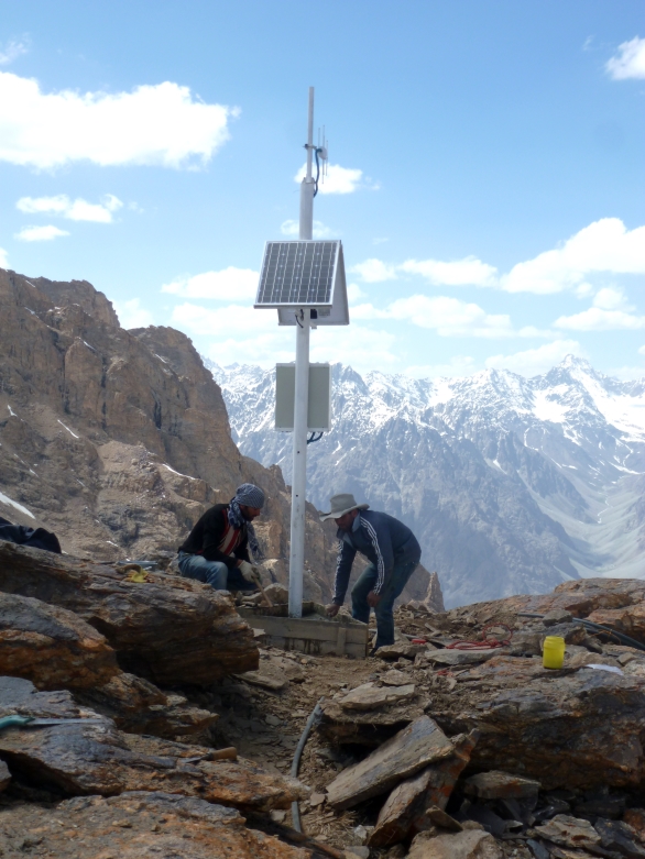 Installation of early warning system in Shugnan, GBAO