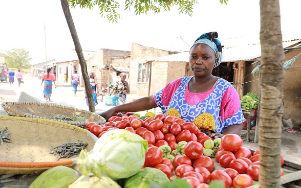 Ms. Maria Maguta, TASAF beneficiary in Katavi Region.