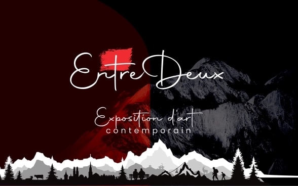 Affiche de l'exposition «Entre-Deux»