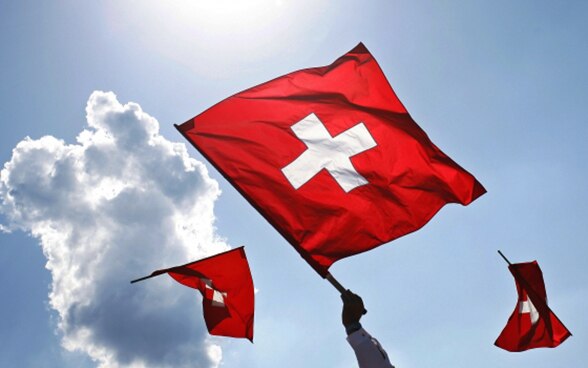 Drapeau suisse, © DFAE, Présence suisse