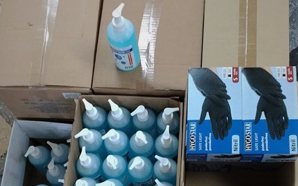 Disinfection material