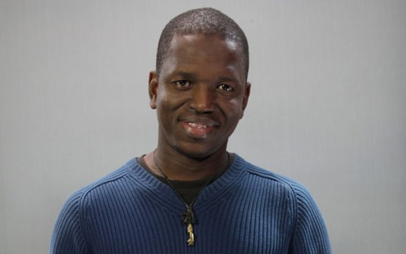 Premier plan de Seydou Cissé.