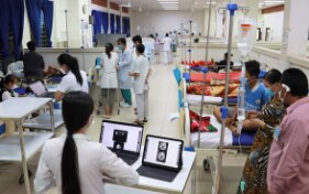 Continuación del apoyo a los hospitales infantiles en Camboya