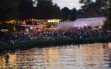 Evening theatre on the shores of Lake Zurich.