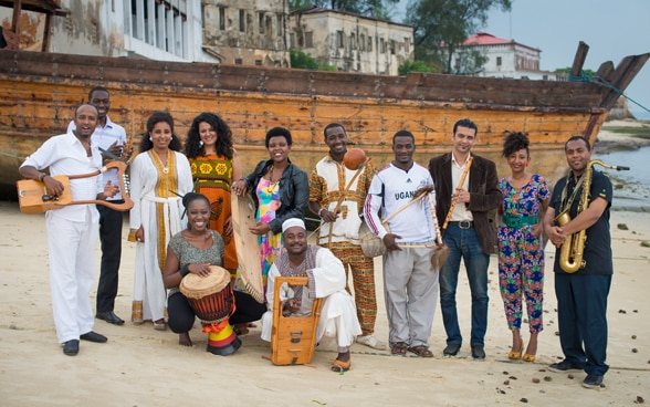 Groupe de musiciens du Nile Project 