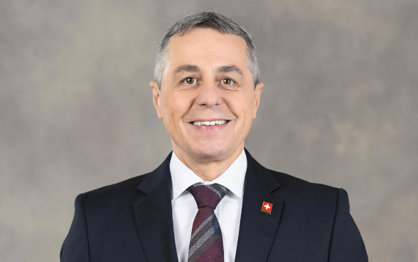 Close-up of Ignazio Cassis.