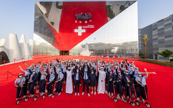 Swiss Pavilion team at Expo 2020 Dubai