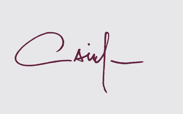 La signature d’Ignazio Cassis.