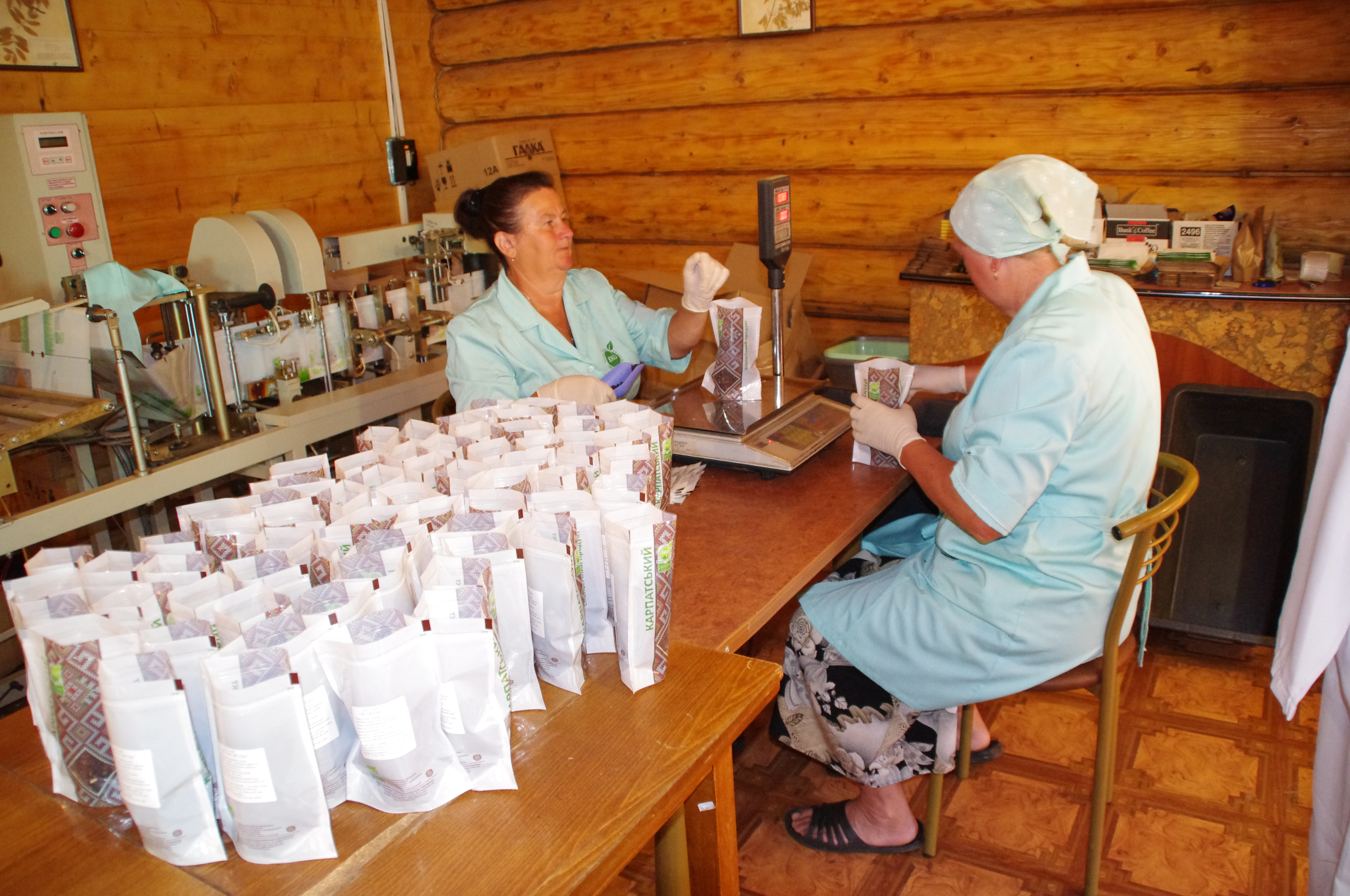 Une entreprise dans le Carpathes ukrainiennes. 