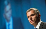 The President of the Swiss Confederation, Mr Didier Burkhalter, pronounces a speech