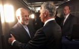 Bundesrat Didier Burkhalter trifft den iranischen Aussenminister Mohammad Javad Zarif am 18. September 2017, während der 72. UNO-GV in New York.
