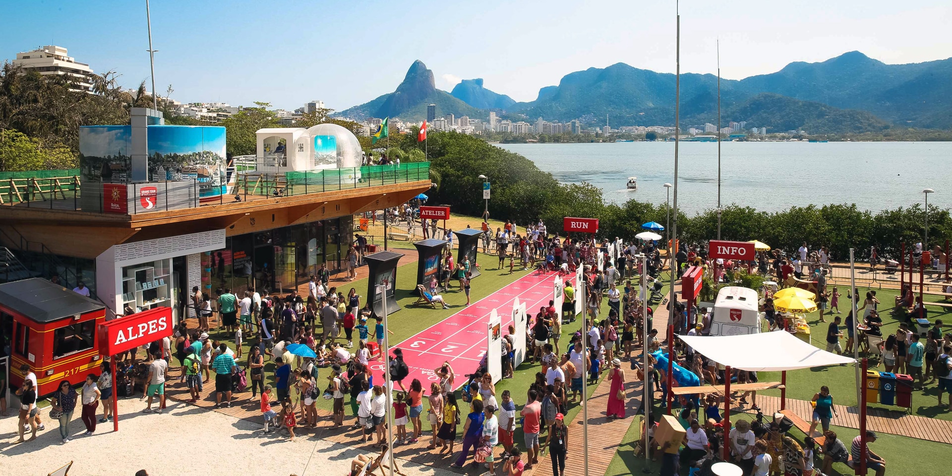 La House of Switzerland à Rio de Janeiro.