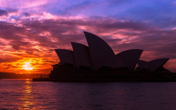 L’Opera di Sydney: edificio iconico a forte impronta svizzera. 