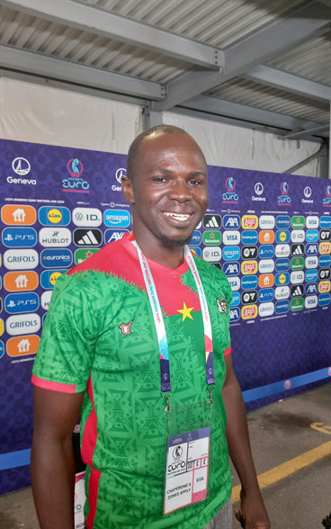 Martin Kaba, Sportjournalist beim Studio Yafa in Burkina Faso.