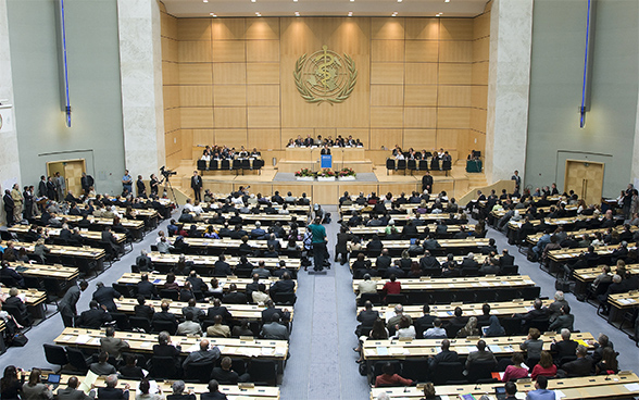 Assemblée de l'Organisation Mondiale de la Santé à Genève