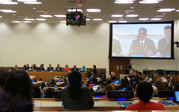 Déclaration du président de la Confédération Didier Burkhalter sur les mesures destinées à lutter contre le SIDA, lors de la manifestation parallèle organisée par l’ONUSIDA dans le cadre de la semaine de réunions de haut niveau de la 69e session de l’Assemblée générale de l’ONU.