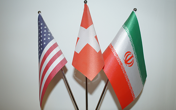 La section des intérêts étrangers de l'Ambassade de Suisse à Téhéran 