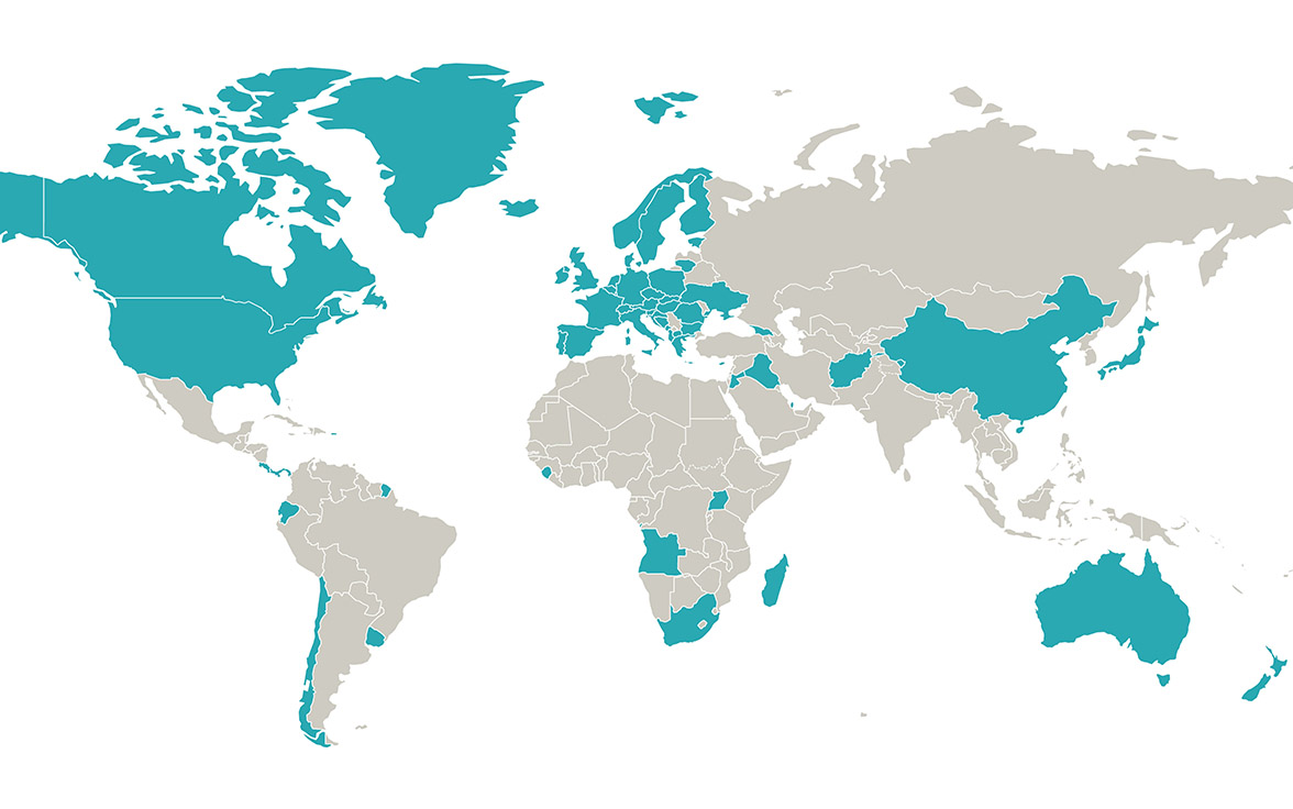Montreux-Dokument - 56 Teilnehmerstaaten 