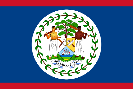 Flagge Belize