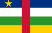 Drapeau Centraficaine, République