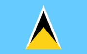Flagge St. Lucia